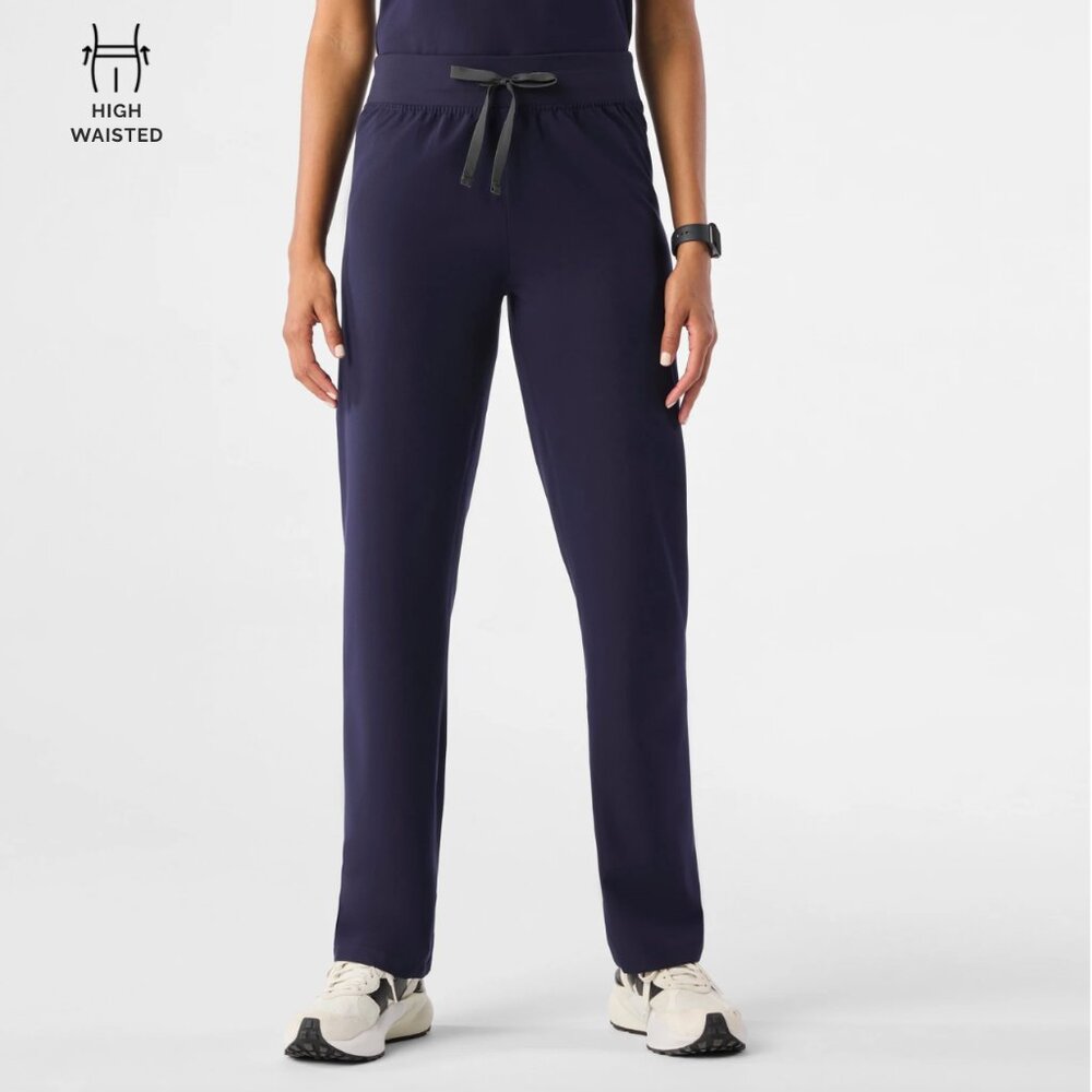 Figs Navy Livingston High Waisted Scrub Pants Size XS